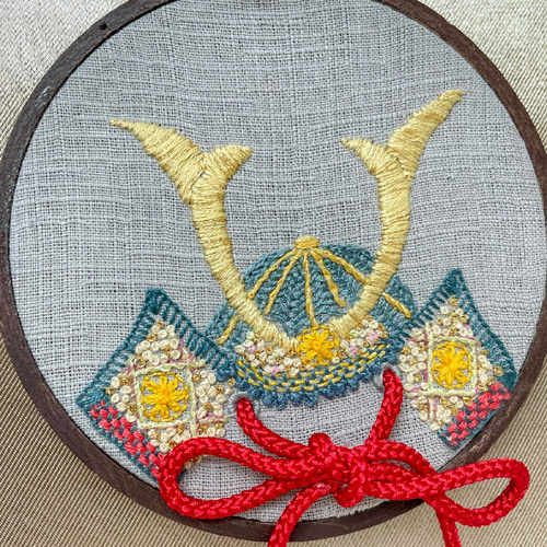 刺繍 壁飾り 刺繍図案】ミモザの壁飾り（YouTube解説あり）｜はなこまち/刺繍作家