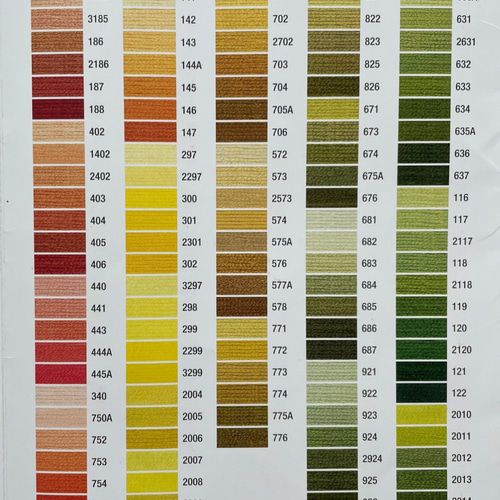 オーダー参考ページ＞刺繍糸 色見本 その他雑貨 chic chic