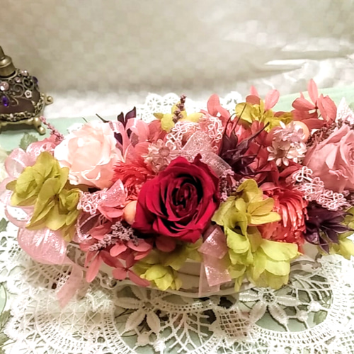 プリザ 手作りキット＊ 初心者も簡単に手創り プレゼント プリザーブド