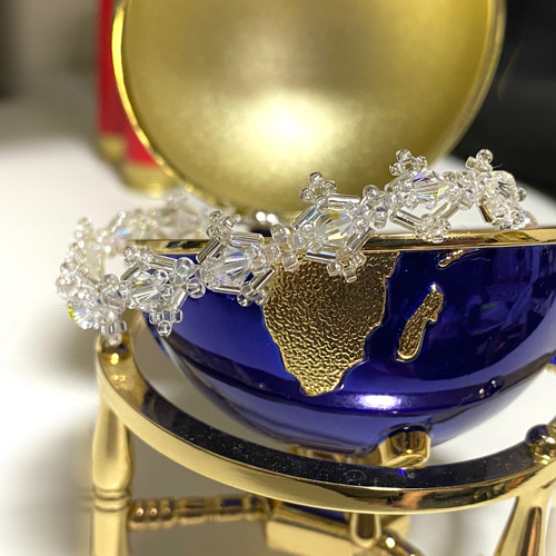 雪の結晶 ＊スワロフスキーブレスレット ブレスレット