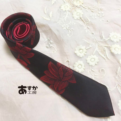 For men! Rose Tattoo**ネクタイ 2枚目の画像