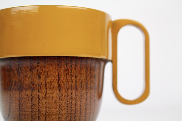 香川漆器堆杯（芥末） 第4張的照片