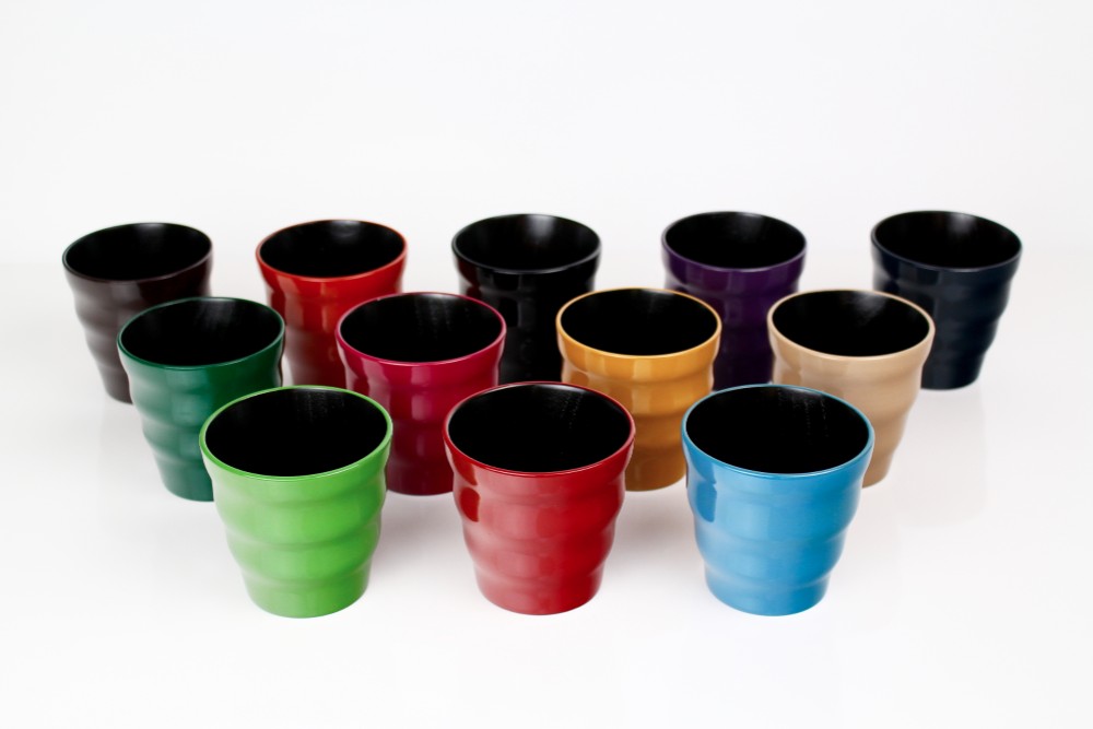 ＜単品＞香川漆器 フリーカップ（全12色）