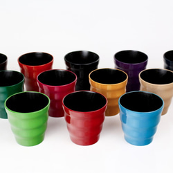 香川漆器 フリーカップ(緑) 2枚目の画像