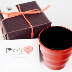 香川漆器 薔薇(ピンク) 湯のみ、お椀、丼、お皿４点セット 7枚目の画像