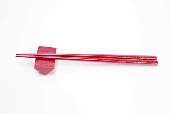 香川漆器筷子（粉紅色）緞選擇三種尺寸 第4張的照片