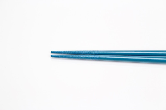 香川漆器筷子（藍色）緞選擇三種尺寸 第3張的照片