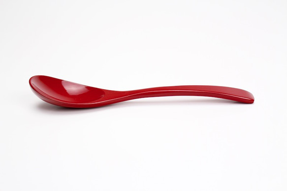 香川漆器13厘米勺子（紅） 第2張的照片
