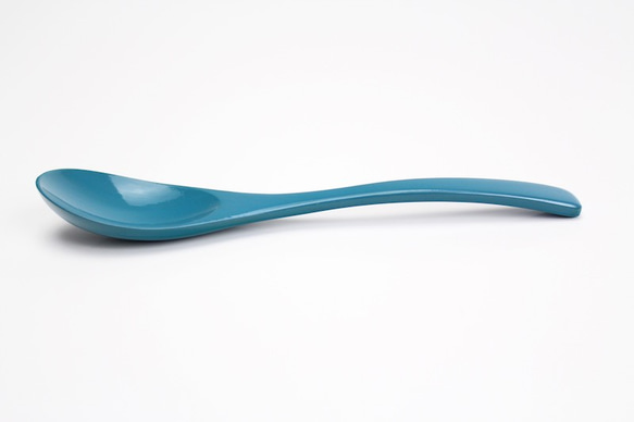 香川漆器13厘米勺子（藍） 第2張的照片