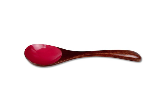 香川漆器16厘米湯匙（粉紅色） 第1張的照片