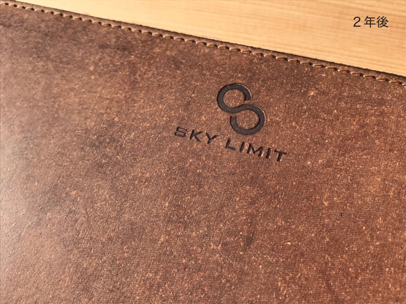 一個道德的男女通用錢包長錢包，採用日本SKY LIMIT軟木風格的稀有再生皮革 第9張的照片