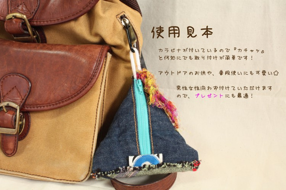 TIPI POUCH(本革ネイビー) 5枚目の画像