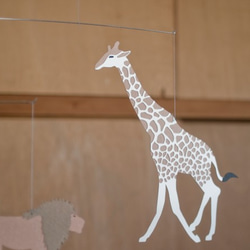 切り絵モビール　『アフリカ』 3枚目の画像