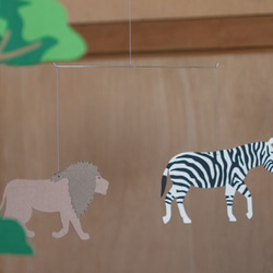 切り絵モビール　『アフリカ』 5枚目の画像