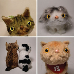 小さな猫 セミオーダーぬいぐるみ その他インテリア雑貨 collca