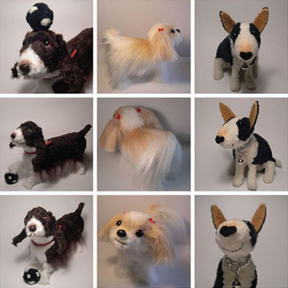犬　オーダーメイド　ぬいぐるみ　海外作家様 受注制作 model is your DOG ：）愛犬モデルぬいぐるみ/オーダーメイド