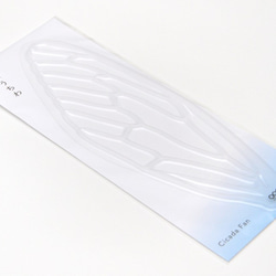 せみうちわ透明 cicada fan clear 4枚目の画像