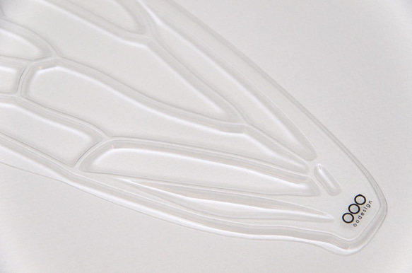 せみうちわ透明 cicada fan clear 6枚目の画像