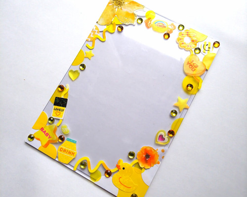 みい 硬質デコケース B7 イエロー みい 硬質デコケース B7 イエロー みい 硬質デコケース B7 イエロー