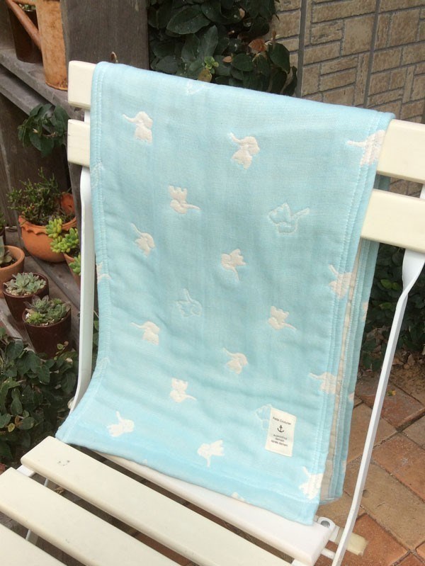 FUWARA♡シングルケット♡ハンドメイド ほどける｜毛布・ブランケット