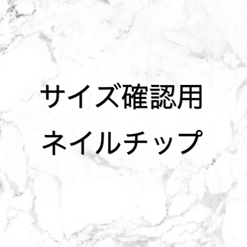 サイズ確認用 ネイルチップ ネイルチップ（つけ爪） Nail_tip.N 通販 