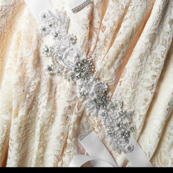サッシュベルト ウェディングドレス 3枚目の画像