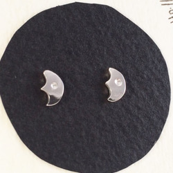 新月SV耳環 第1張的照片