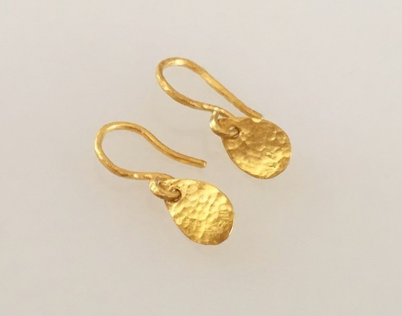 新春福袋2023『数量限定1点 』K24 Pure Gold Drops 2 両耳分＋純金のペンダントトップ 6枚目の画像
