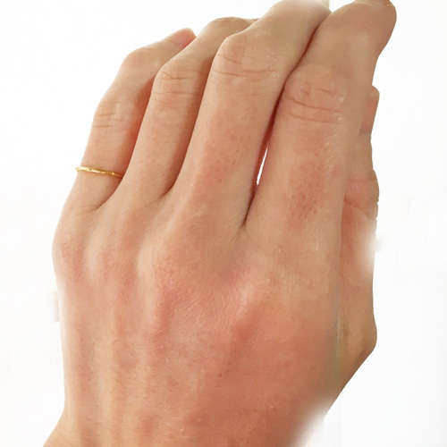 K22 Gold Ring◇22kゴールド指輪/リング(1mm幅) 指輪 K22 Gold Ring◇22kゴールド指輪/リング(1mm幅) 指輪