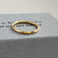 原型 ◆ 限量特價 ◆ K18 金鎚金戒指（2號尺寸） 第7張的照片