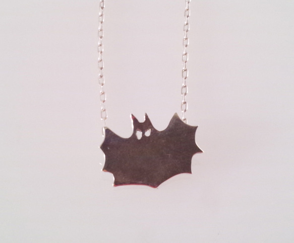 BAT　silver　pendant　コウモリ 1枚目の画像