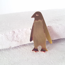 ペンギン☆真鍮ブローチ☆ 1枚目の画像