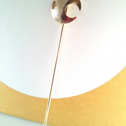 Engetsu 環鍛造黃銅髮夾 [Kanzashi] 第5張的照片