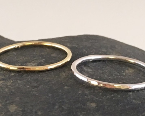 peau jewelry あぽんさん とろみリング ゴールド peau jewelry あぽん