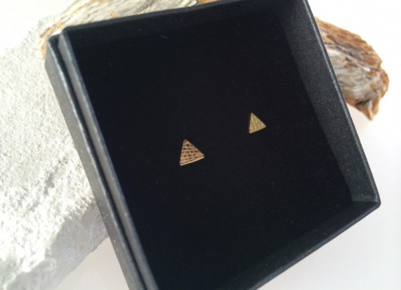 大金字塔和小金字塔K14耳環 第5張的照片