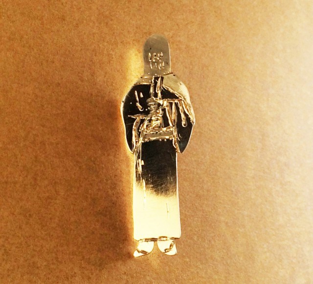 虚無僧◇真鍮ピンバッジ