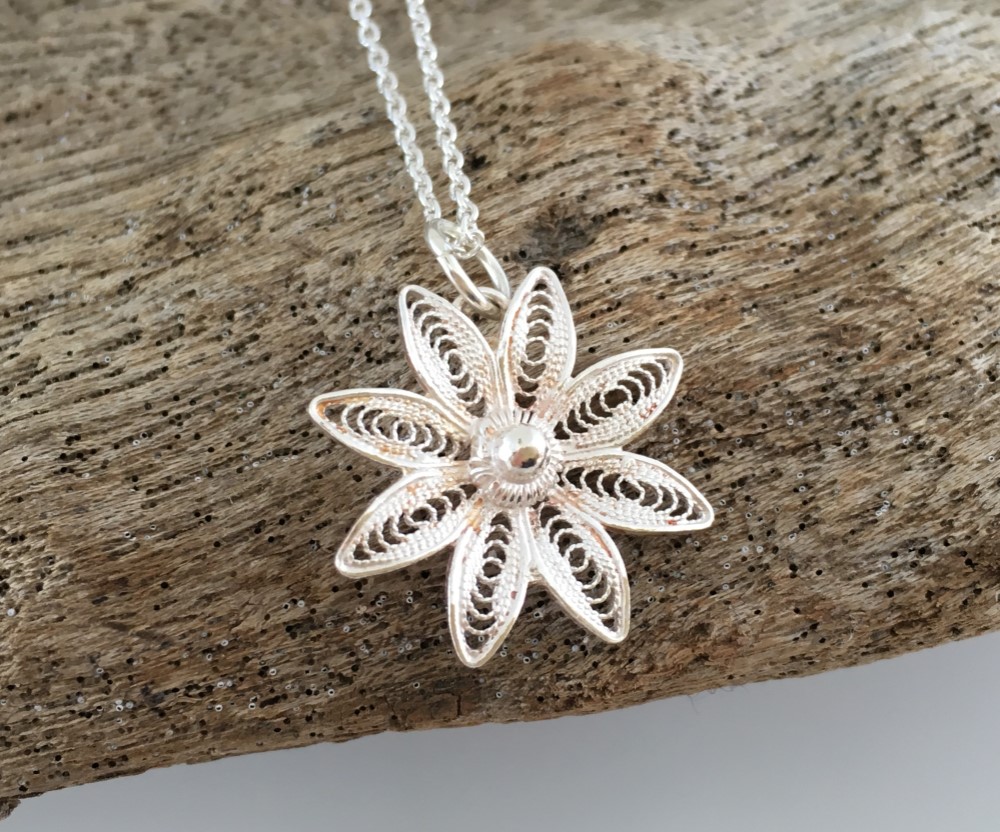 フィリグリー◇Flower◇SV Pendant