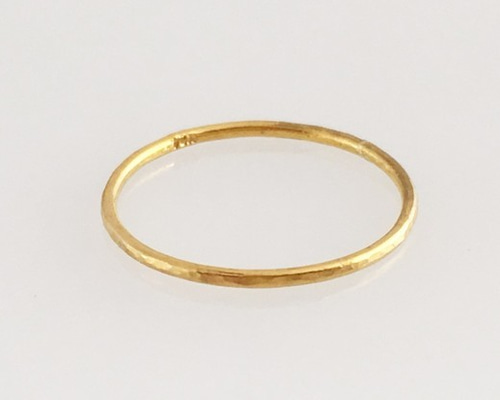 K24 純金　リング　 幅5.2㎜　 厚さ2㎜　 11号 9.34 g K24 Pure Gold Ring◇純金の指輪/リング（0.9mm幅） 指輪