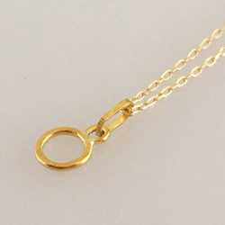 K24 Pure Gold Ring Pendant ◇純金の輪 ペンダントトップ 4枚目の画像