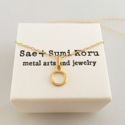 K24 Pure Gold Ring Pendant ◇純金の輪 ペンダントトップ 7枚目の画像