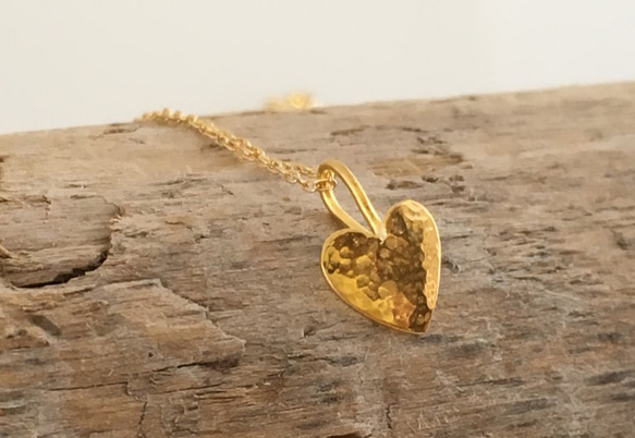 K24 Pure Gold Heart◇ハートの純金ペンダントトップ ピアス