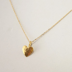 K24 Pure Gold Heart◇ハートの純金ペンダントトップ 7枚目の画像