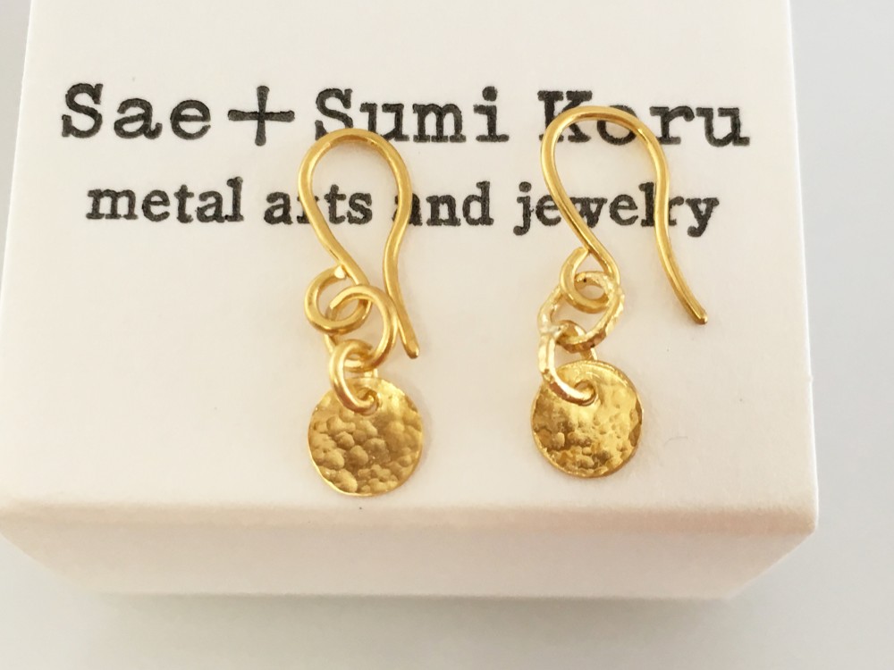 K24 Pure Gold Classic Earrings◇純金のクラシックピアス◇揺れるピアス (両耳分）