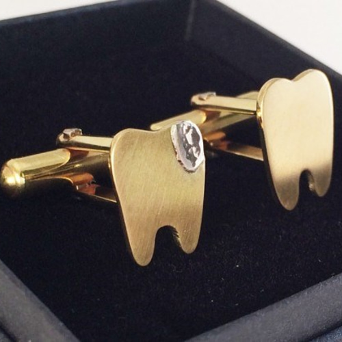 Good Tooth & Bad Tooth◇真鍮カフス タイピン・カフス Sae+Sumi Koru