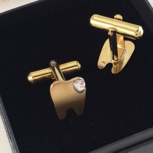 Good Tooth & Bad Tooth◇真鍮カフス タイピン・カフス Sae+Sumi Koru