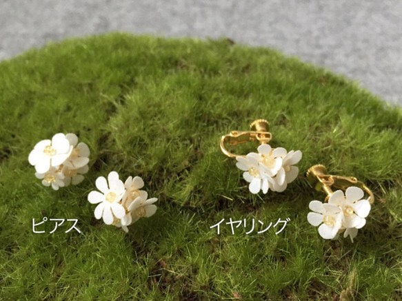 イヤリング：Paper Flower Earrings No.2 3枚目の画像