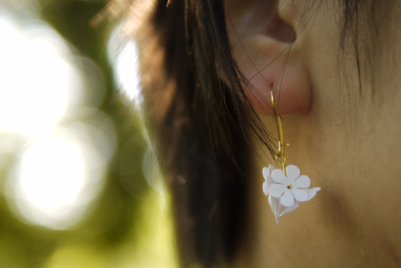 ピアス：Paper Flower Earrings 00 2枚目の画像