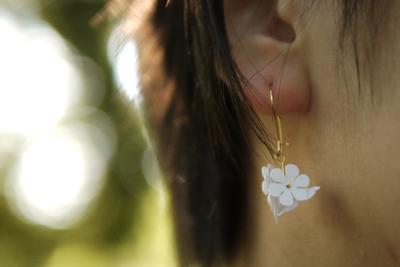 イヤリング：Paper Flower Earrings 00 2枚目の画像