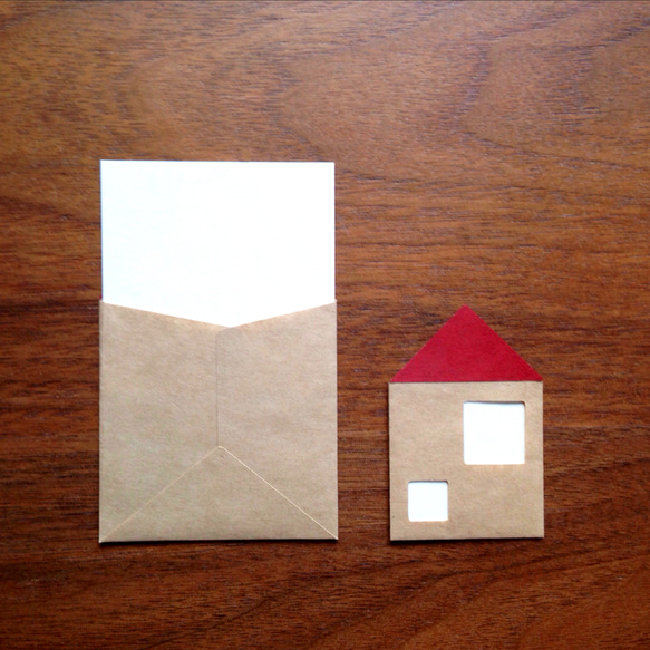 Petit House Envelops (Red) 2枚目の画像