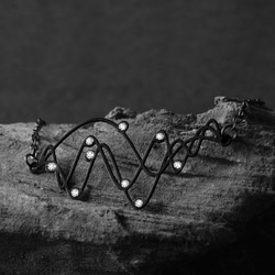 【星座ネックレス】アクエリアス|鎖骨チェーン|メディカルスチール 5枚目の画像